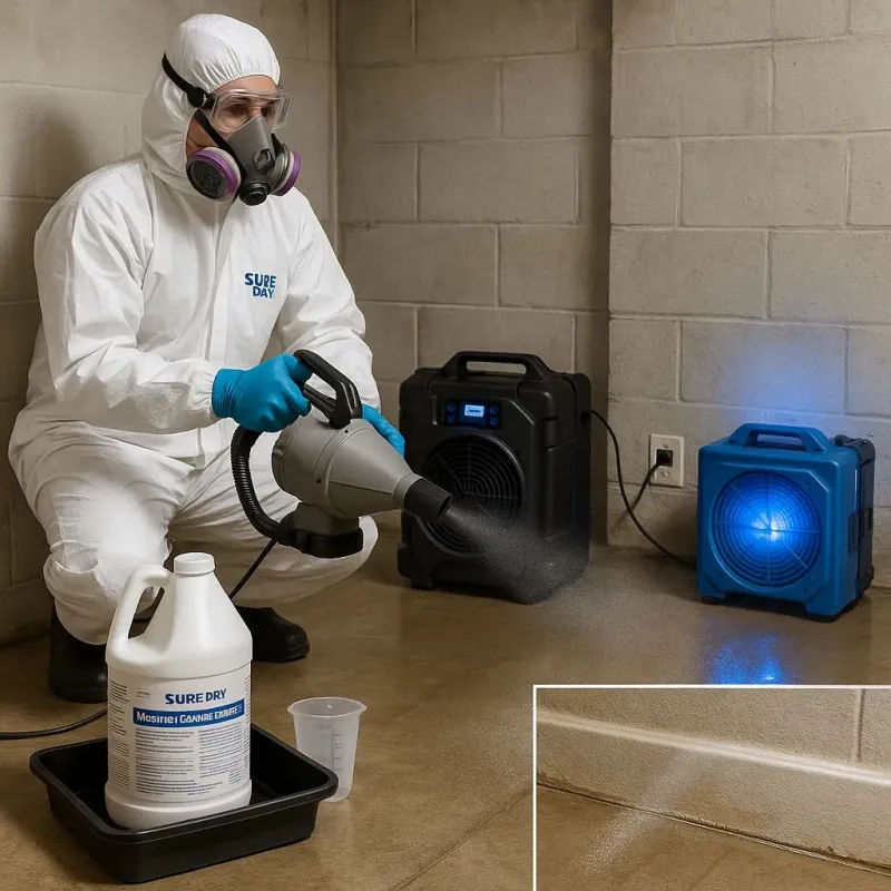 Sanitization and Odor Removal process in Farmington, CT